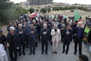 جاماندگان پیاده‌روی اربعین حسینی در «کاروان همدلان حسینی» گرد هم آمدند